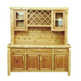 Traditional Cedar Log Hutch