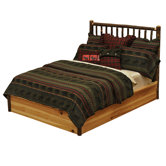 Hickory Adirondack Platform Bed