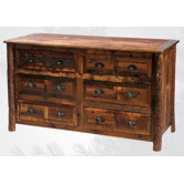 Reclaimed Barnwood 6 Drawer Dresser