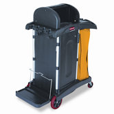 Commercial High-Security Healthcare Cleaning Cart