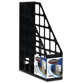 Techfile Plastic Magazine File, 3 x 9-5/8 x 11-5/8, Black