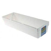 12" x 3" Drawer Organizer in White