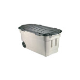 Roughneck Wheeled Storage Box Dark Indigo Metallic