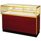 Streamline 38" x 36" Jewelry Vision Standard Showcase with Panel Back