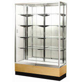 Streamline 70" x 18" Trophy Case with Glass Back