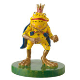 Designfigur "Frog Karl" in Gelb