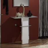 Wandtisch "Luxor" in Wei&szlig; lackiert