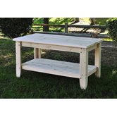 Rectangular Cedar Chat Table