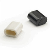 White Lighting Wire End Caps for Under Cabinet Lighting