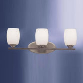Eileen Gray Vanity Light in Brushed Nickel