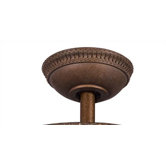 Ceiling Fan Down Rod in Tannery Bronze with Gold