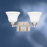 Langford  Vanity Light in Brushed Nickel