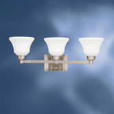 Langford  Vanity Light in Brushed Nickel