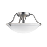 7.5" 2 Light Semi Flush Mount