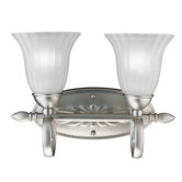 Willowmore  Vanity Light in Brushed Nickel
