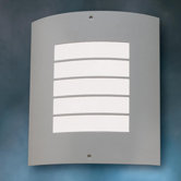 Newport Outdoor Wall Sconce in Brushed Nickel