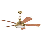 56" Porthole 5 Blade Ceiling Fan