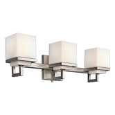 Metro Park  Vanity Light in Brushed Nickel