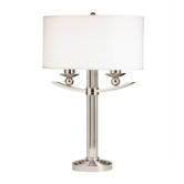 Palla Table Lamp in Polished Nickel