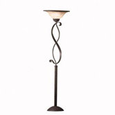 The New Informality High Country Torchiere in Olde Iron