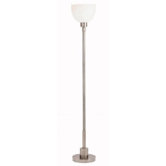Westwood Robson One Light Torchiere in Brushed Nickel