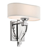 Point Claire One Light Wall Bracket in Chrome