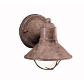 Seaside Outdoor Wall Lantern in Olde Brick