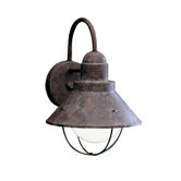 Seaside Outdoor Wall Lantern in Olde Brick