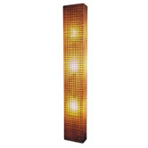 Modern Three Light Large Peel Oval Wall Lamp