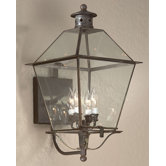 Montgomery  Wall Lantern with Clear Seeded Glass