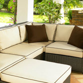 Melrose Sectional Sofa with Cushions