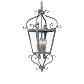 Vineyard Hill Hanging Lantern in Country Rust