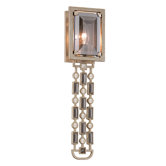Paparazzi 5" Wall Sconce in Silver Leaf