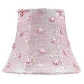 Chandelier Shade with Pearl Dots in Pink