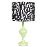 Curvature Large Table Lamp in Modern Green