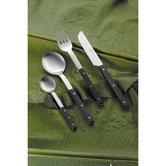 Mono-E Flatware with Short Blade Table Knife Set by Peter Raacke
