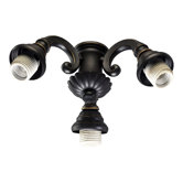 Bakersfield Three Light Branched Ceiling Fan Light Kit