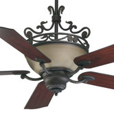 56" Turino 5 Blade Ceiling Fan with Wall Control