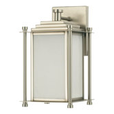 Shoreham Wall Lantern in Satin Nickel