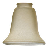 Iced Etruscan Tulip Shade for Ceiling Fan Light Kit
