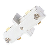 Straight Track Connector in White