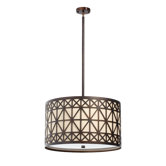 Celest 4 Light Drum Pendant