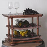 6 Bottle Tabletop Wine Rack