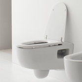 Tizi Wall Mounted Toilet in White