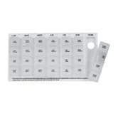 Weekly Pill Organizer in White