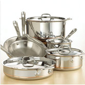 Copper-Core 5-Ply 10-Piece Cookware Set