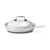 d5 Stainless Brushed French Skillet with Lid