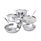 3-Ply Stainless Steel 10-Piece Cookware Set