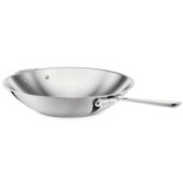 Stainless 14" Open Stir Fry Pan
