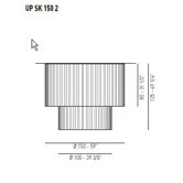 Skirt - Single Fabric Ceiling Light